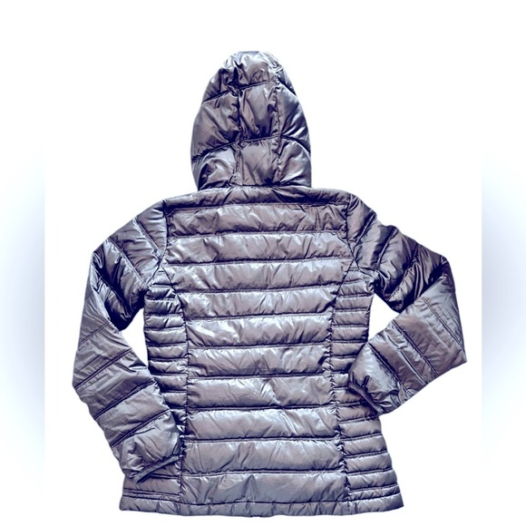 BASS XS women’s silver lightweight duck down puffer jacket like-new condition - Picture 2 of 4